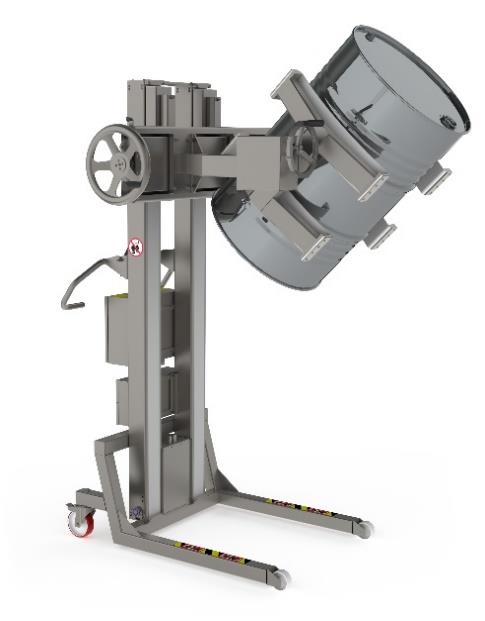 Manuelle Linearklemme mit manueller Kippeinheit