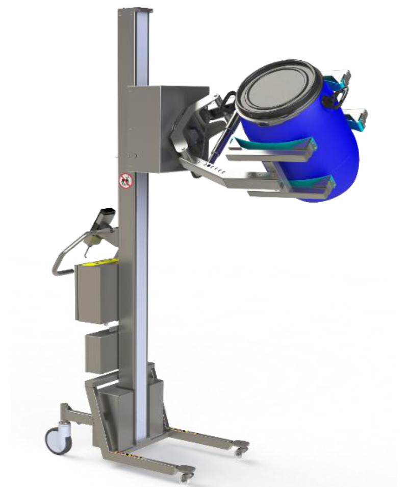 Elektrische Rotationseinheit mit Scherenklemme